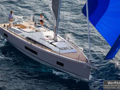 Salon of Miraculix, a Beneteau Oceanis 46.1 sailboat at Grad Biograd na Moru, Croatia