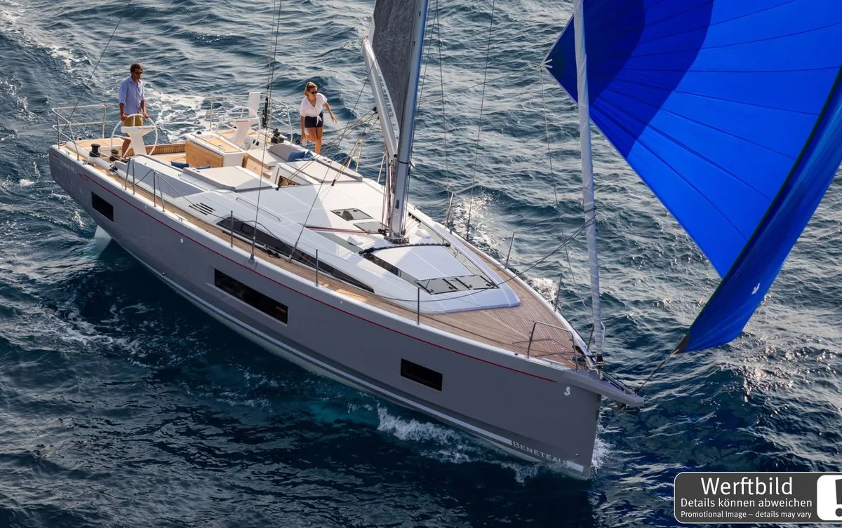 Salon of Miraculix, a Beneteau Oceanis 46.1 sailboat at Grad Biograd na Moru, Croatia