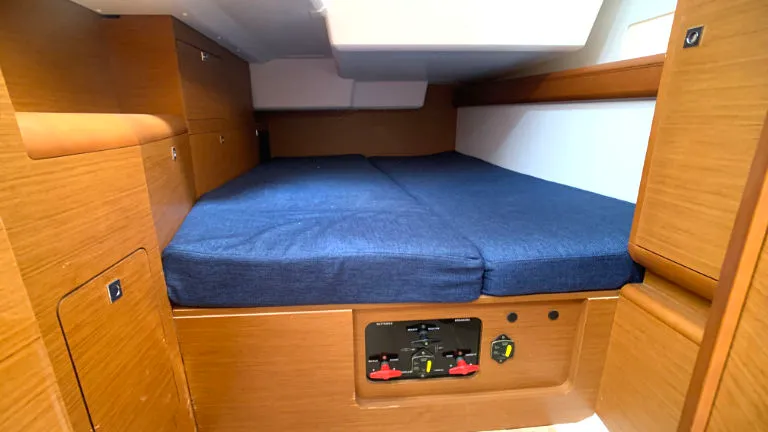 Head on Elsa, a Jeanneau Sun Odyssey 519 sailboat at Rogoznica, Croatia