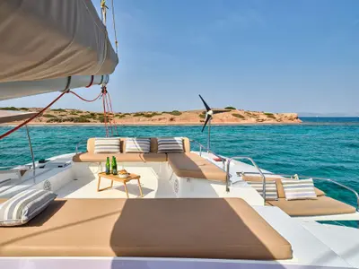 High Five, a Fountaine Pajot Sanya 57 sailboat at Municipal Unit of Nea Peramos, Greece
