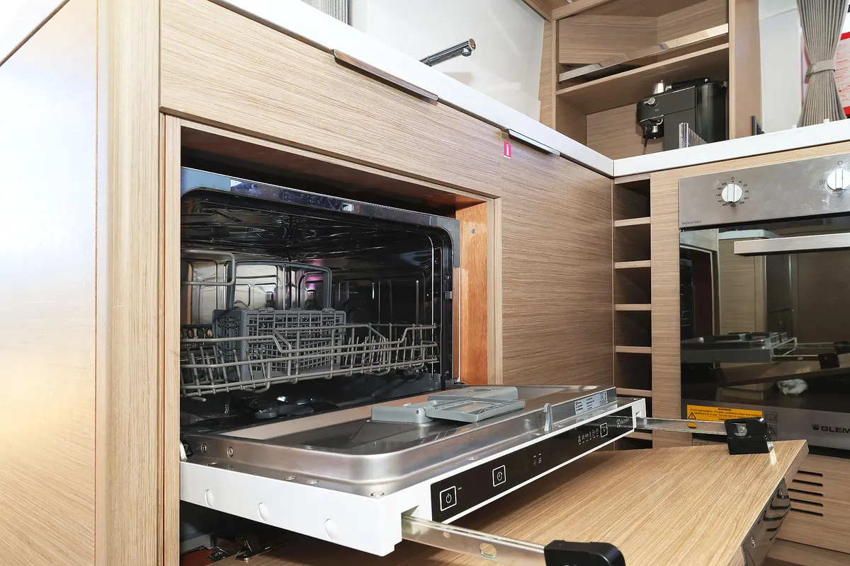 Galley of Maestro, a Lagoon 51 catamaran at Seget Donji, Croatia