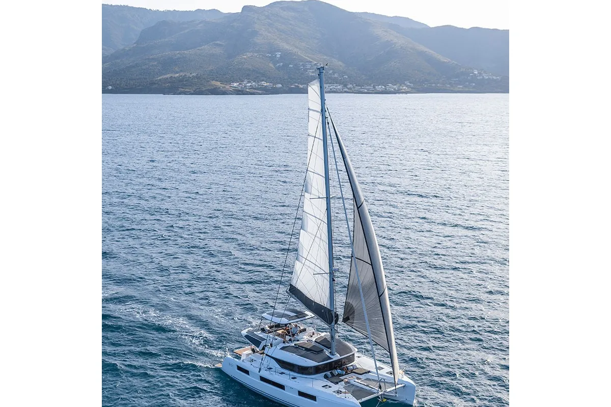 NO NAME, a Lagoon 51 catamaran at Athens, Greece