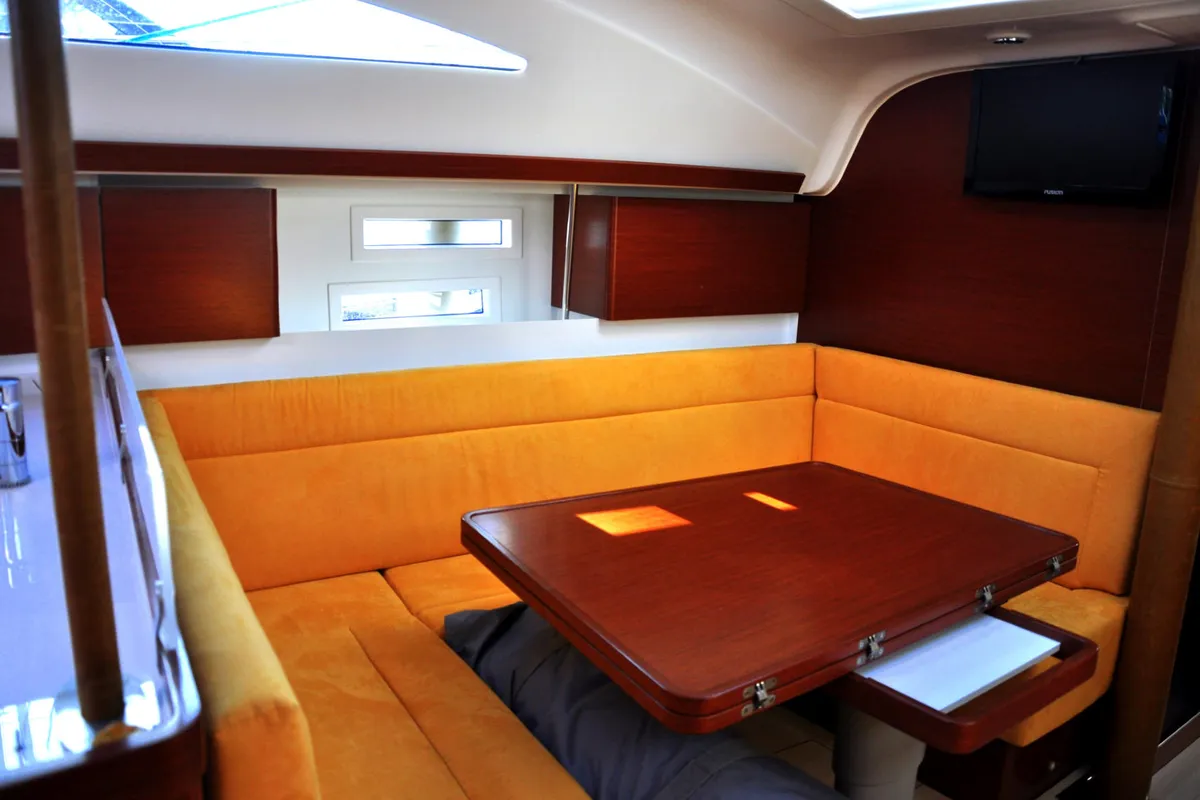 Salon of Beauty AS, a Elan Impression 444 sailboat at Izola / Isola, Slovenia