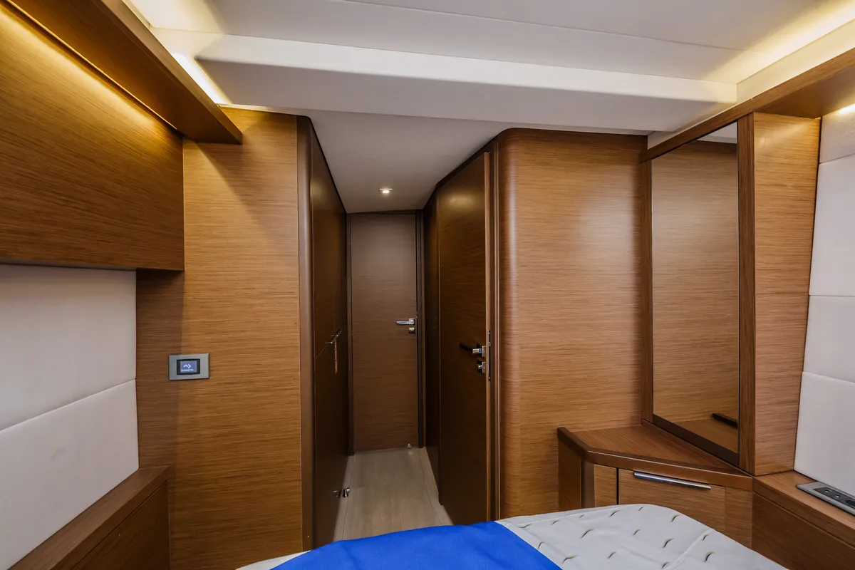 Cabin on Summer Star, a Lagoon 50 catamaran at Split, Croatia