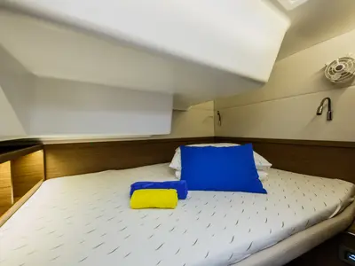 Cabin on Summer Star, a Lagoon 50 catamaran at Split, Croatia
