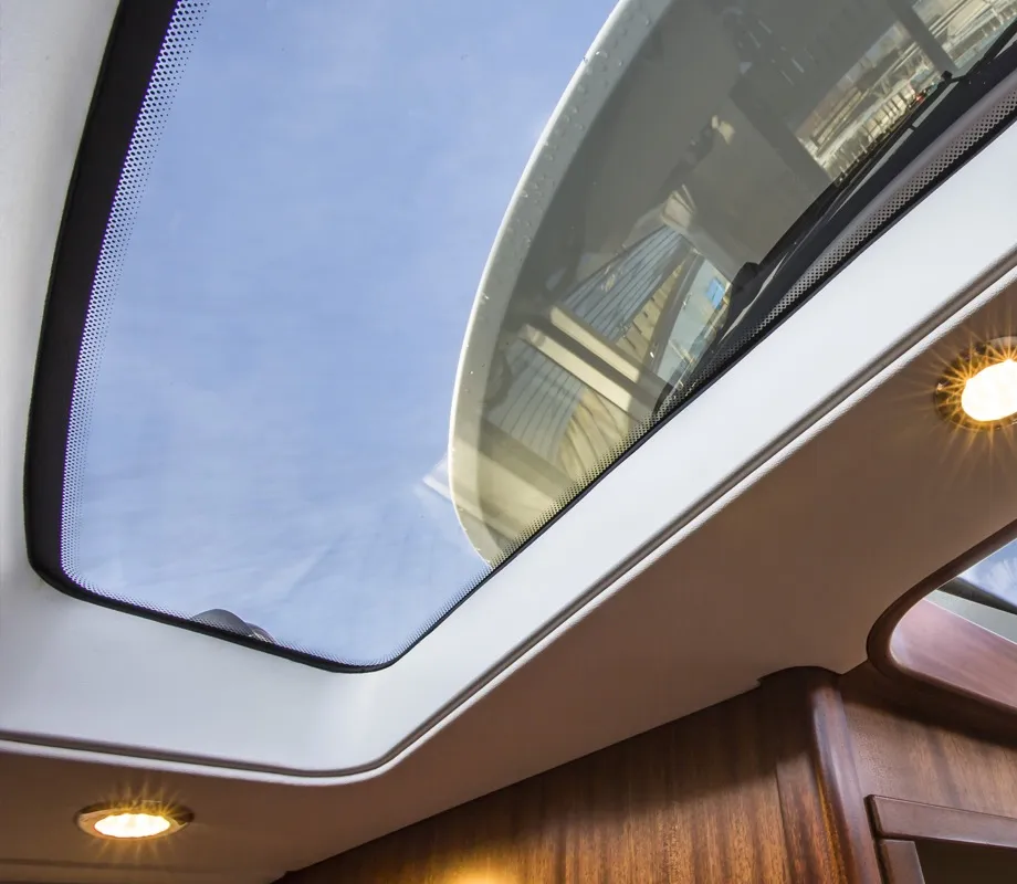 Greg, a Nimbus 405 Flybridge motor yacht at Pirovac, Croatia