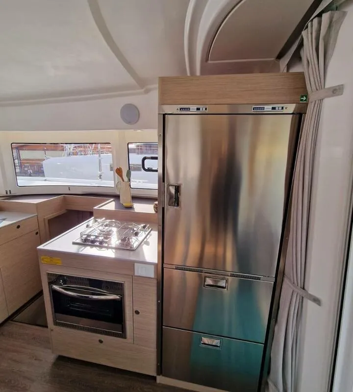 Galley of Doudou, a Lagoon 38 catamaran at Pointe-à-Pitre, France