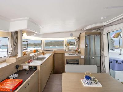 Galley of Doudou, a Lagoon 38 catamaran at Pointe-à-Pitre, France