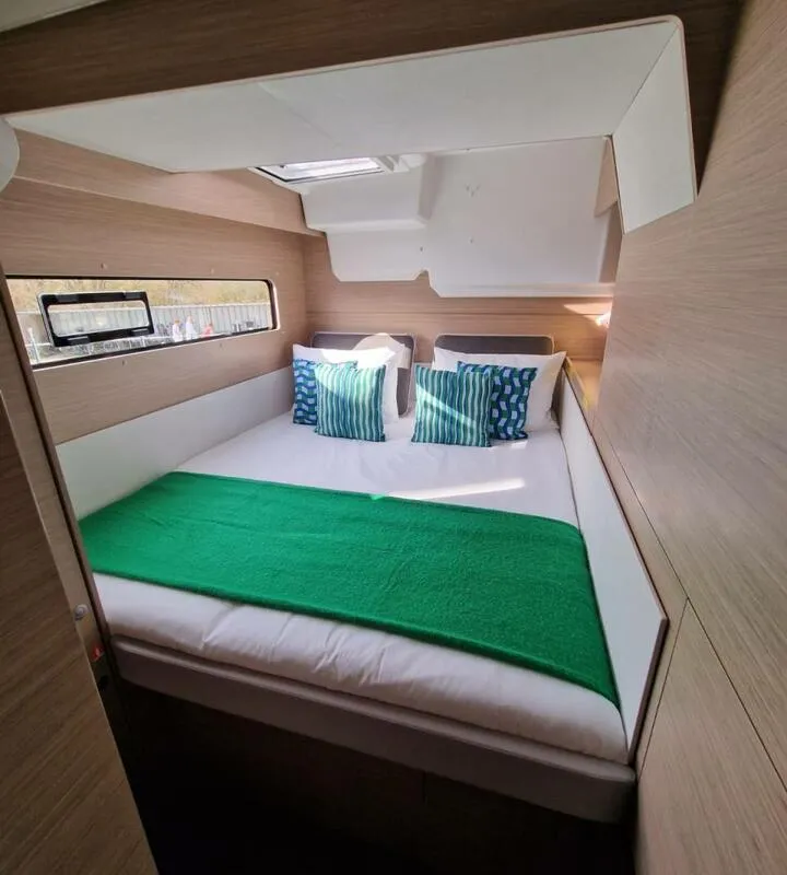 Cabin on Doudou, a Lagoon 38 catamaran at Pointe-à-Pitre, France
