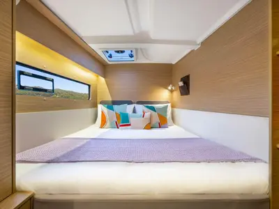 Cabin on Doudou, a Lagoon 38 catamaran at Pointe-à-Pitre, France