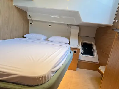Cabin on Oceanic 10, a Bali 4.6 - 4 cab. OW catamaran at Ajaccio, France