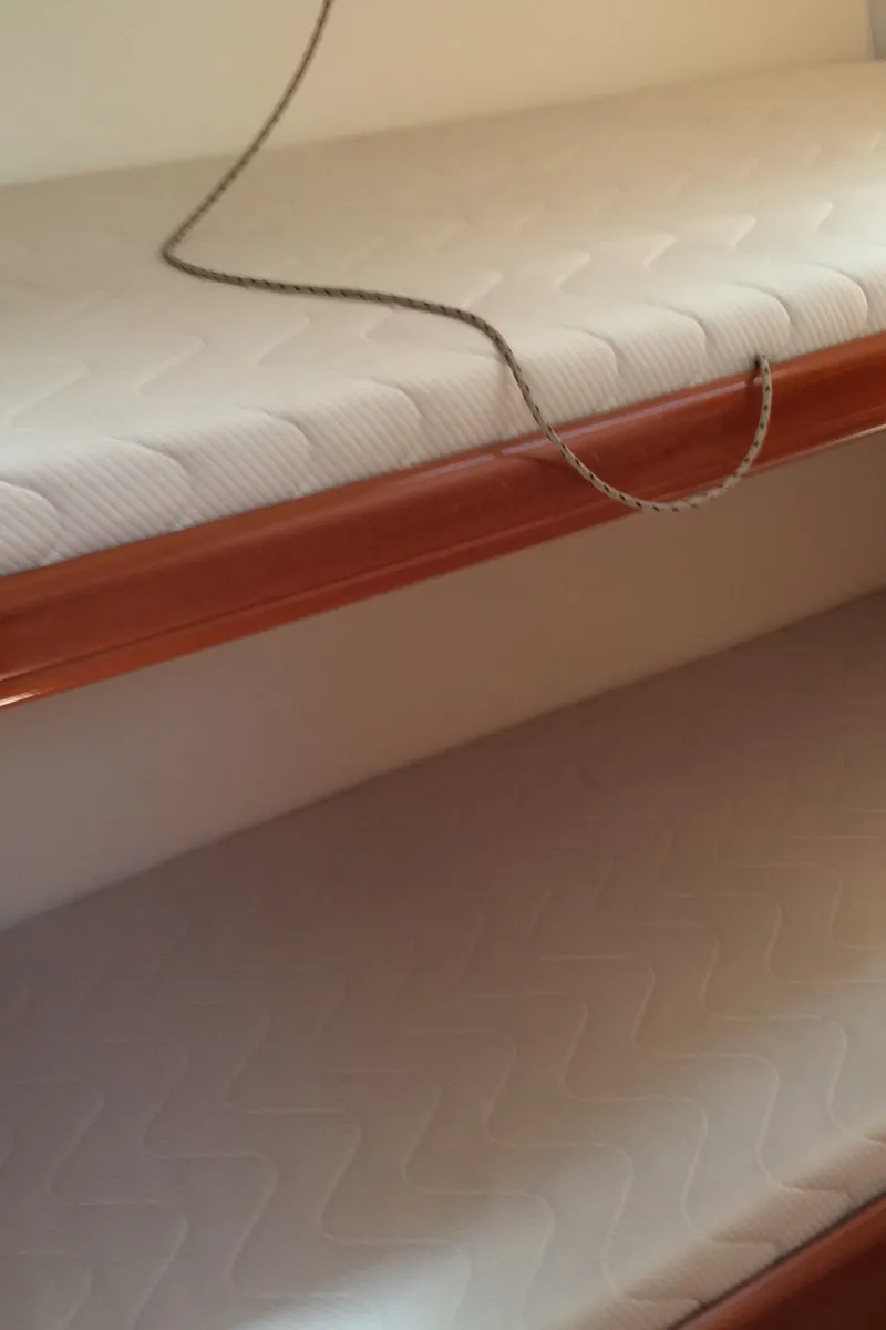 Cabin on Elios, a Beneteau Cyclades 50.5 sailboat at Cagliari, Italy