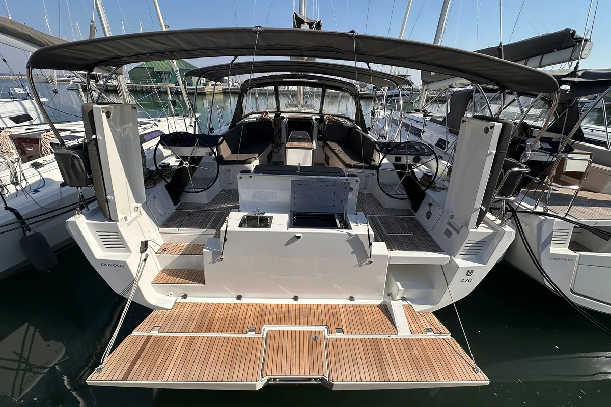 Dufour 470 - 4 + 1 cab., a sailboat at Salerno, Italy