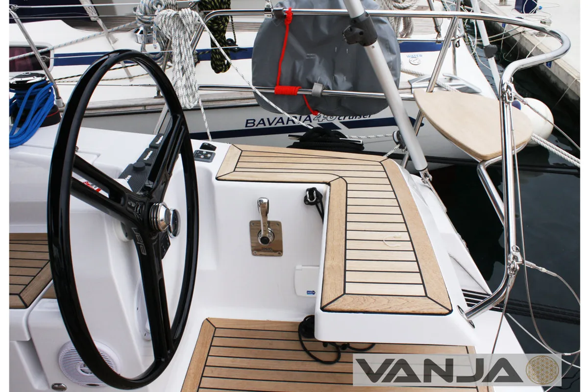 Vanja, a Elan Impression 45 sailboat at Grad Biograd na Moru, Croatia