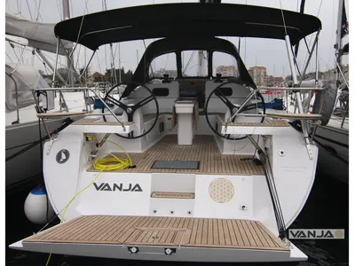 Vanja, a Elan Impression 45 sailboat at Grad Biograd na Moru, Croatia
