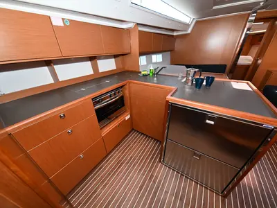 Galley of Big Blue, a Bavaria C50 sailboat at Općina Sukošan, Croatia