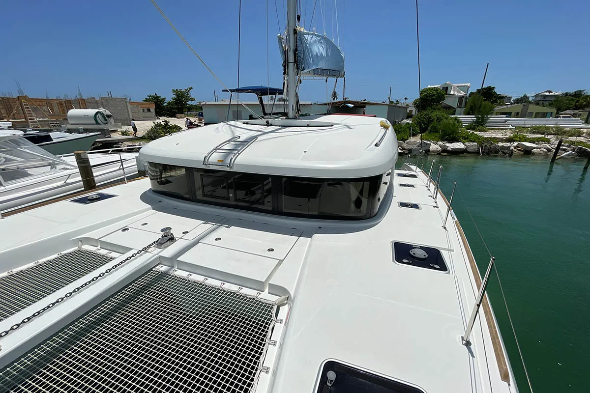 Queen Marry II, a Lagoon 40 catamaran at Road Town, British Virgin Islands
