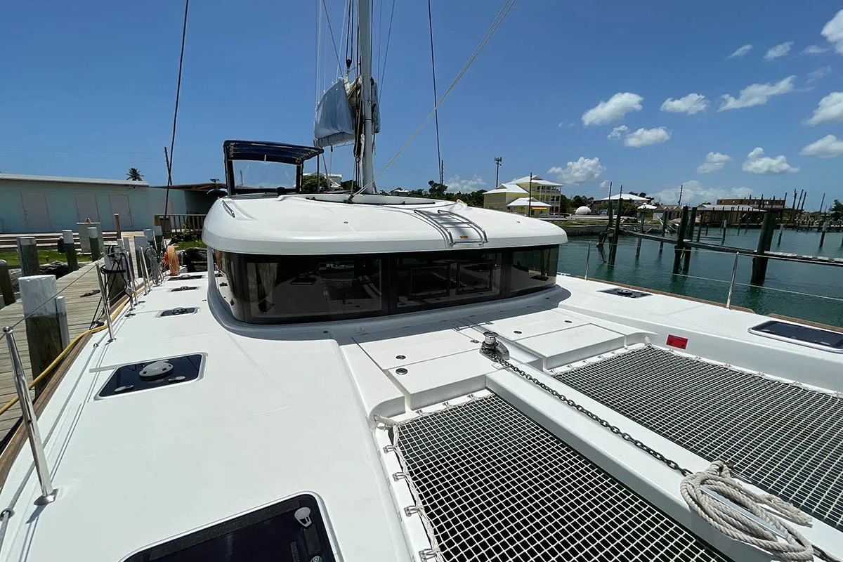 Queen Marry II, a Lagoon 40 catamaran at Road Town, British Virgin Islands