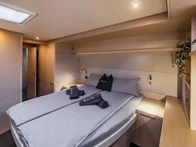 Cabin on TriWing Carida, a Lagoon 55 catamaran at Grad Kaštela, Croatia