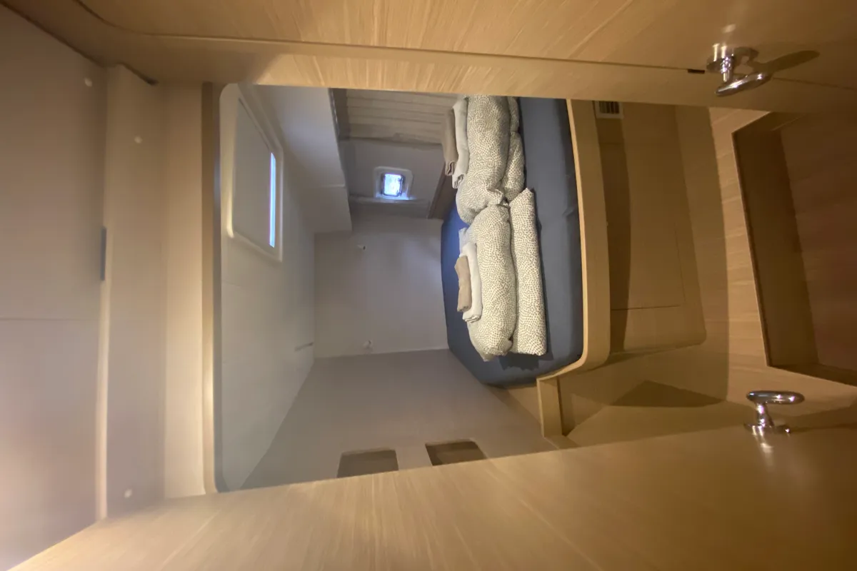 Cabin on Brunhilde, a Lagoon 42 catamaran at Trogir, Croatia