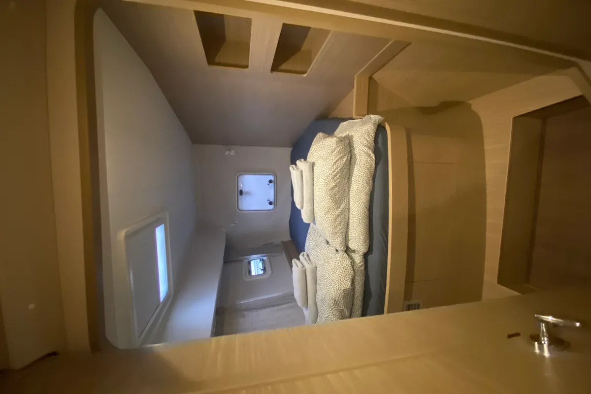 Cabin on Brunhilde, a Lagoon 42 catamaran at Trogir, Croatia