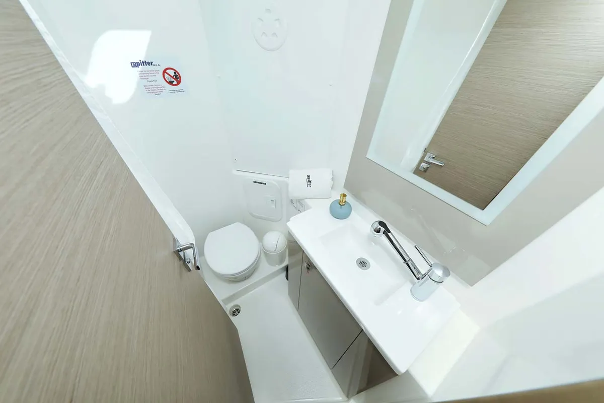 Head on Chilli, a Fountaine Pajot Isla 40 catamaran at Grad Trogir, Croatia
