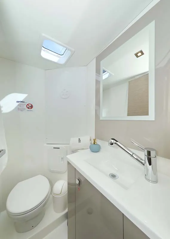 Head on Chilli, a Fountaine Pajot Isla 40 catamaran at Grad Trogir, Croatia