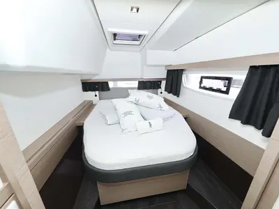 Cabin on Chilli, a Fountaine Pajot Isla 40 catamaran at Grad Trogir, Croatia