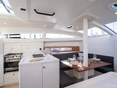 Galley of Kairos, a RM 1080 sailboat at La Trinité-sur-Mer, France