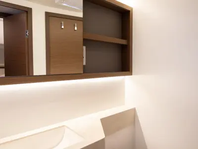 Salon of Finocchietto, a Lagoon 50 catamaran at Salerno, Italy
