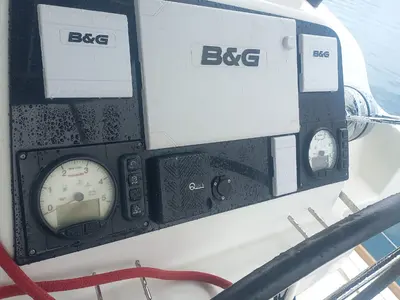 Cockpit of Toja, a Lagoon 450 Sport catamaran at Alameda, United States