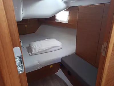 Cabin on AirTime 2, a Elan Impression 45.1 sailboat at Punat, Croatia