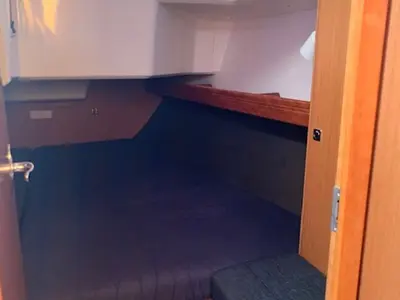 Cabin on Happy Jack, a Bavaria 37 Cruiser sailboat at Preveza, Greece