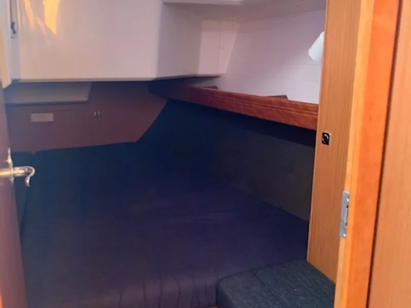Cabin on Happy Jack, a Bavaria 37 Cruiser sailboat at Preveza, Greece