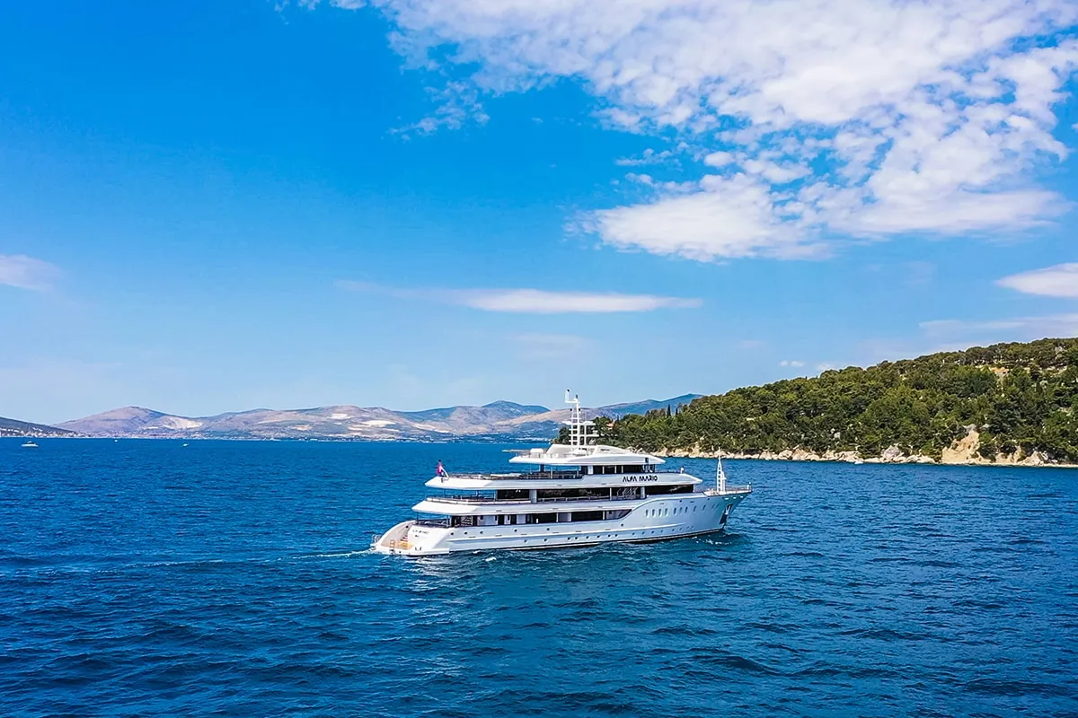 Exterior view of Alfa Mario, a Gulet Motoryacht motor yacht at Split, Croatia