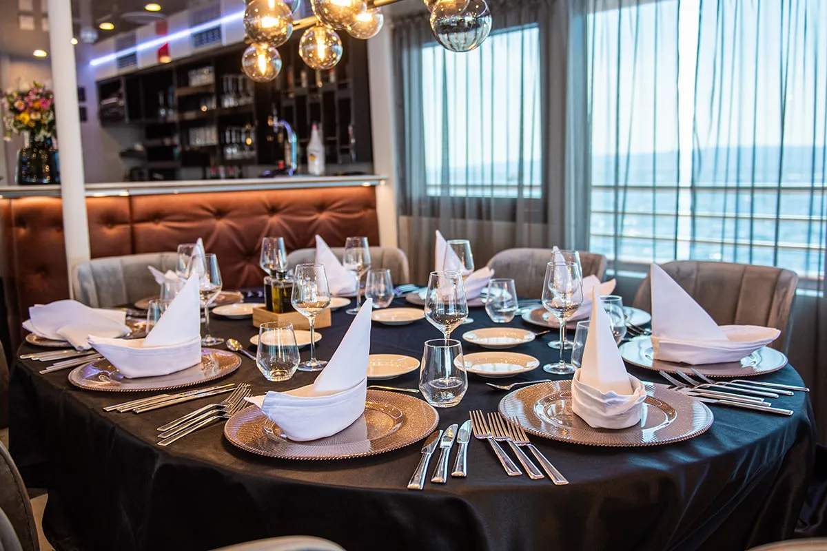 Salon of Alfa Mario, a Gulet Motoryacht motor yacht at Split, Croatia