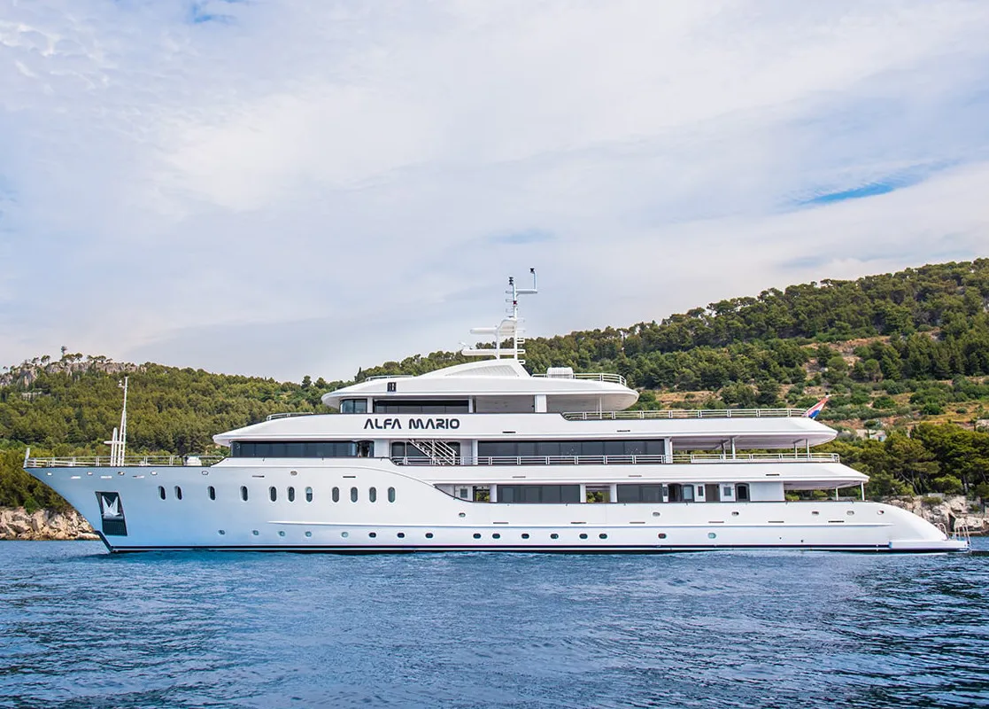 Exterior view of Alfa Mario, a Gulet Motoryacht motor yacht at Split, Croatia