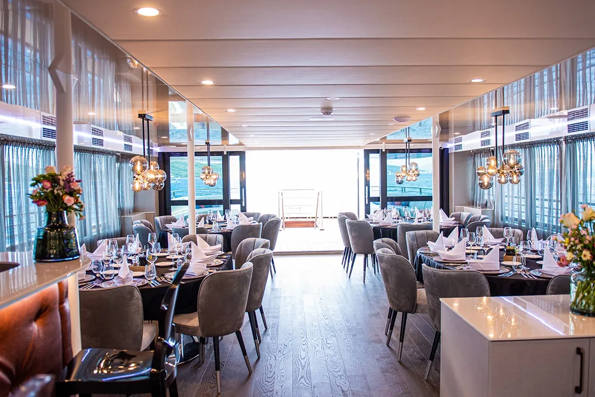 Salon of Alfa Mario, a Gulet Motoryacht motor yacht at Split, Croatia