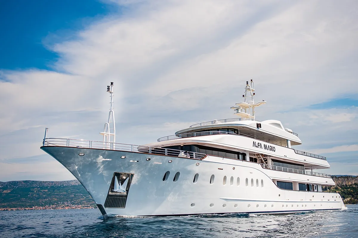 Exterior view of Alfa Mario, a Gulet Motoryacht motor yacht at Split, Croatia