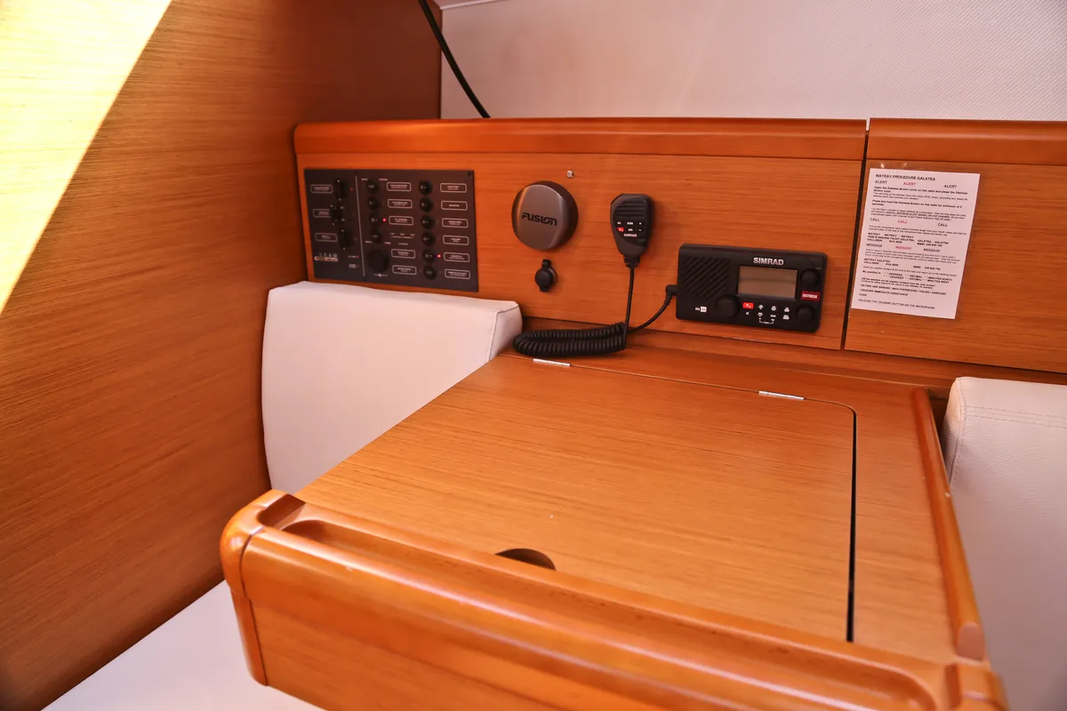 Galateia, a Jeanneau Sun Odyssey 33i sailboat at Loutraki, Greece