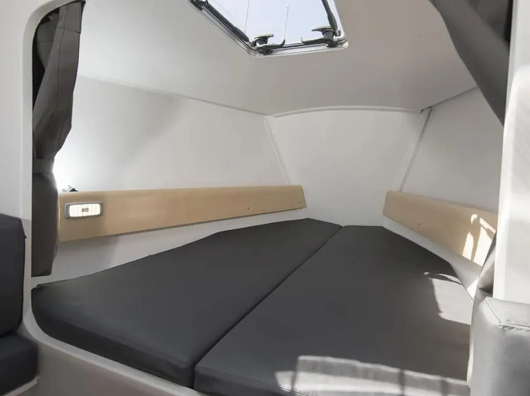 Cabin on MA AUVA, a Pogo 30 sailboat at La Trinité-sur-Mer, France