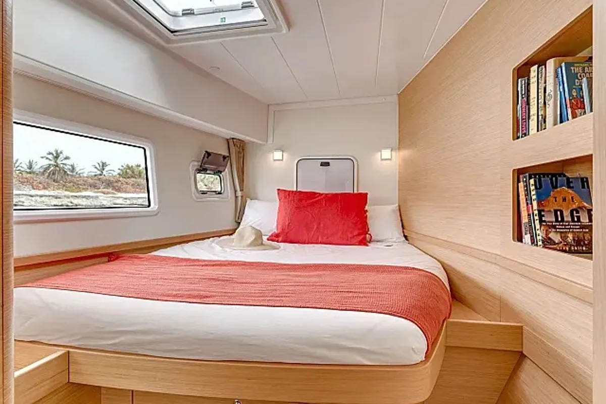 Cabin on Stardust, a Lagoon 42 catamaran at Grad Trogir, Croatia