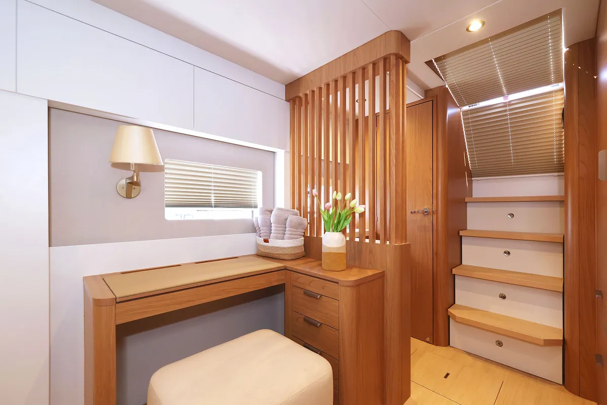 Cabin on Joie de mer, a Bali 5.8 catamaran at Grad Kaštela, Croatia