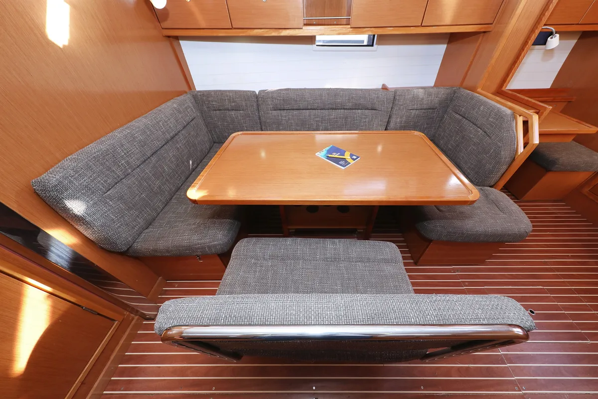 Salon of Silver Arrow, a Bavaria Cruiser 40 S sailboat at Grad Biograd na Moru, Croatia