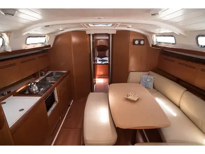 Salon of GEORGE'S, a Beneteau Cyclades 43.4 sailboat at Municipal Unit of Lefkada, Greece