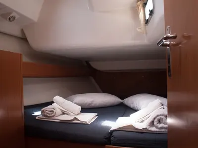 Cabin on GEORGE'S, a Beneteau Cyclades 43.4 sailboat at Municipal Unit of Lefkada, Greece