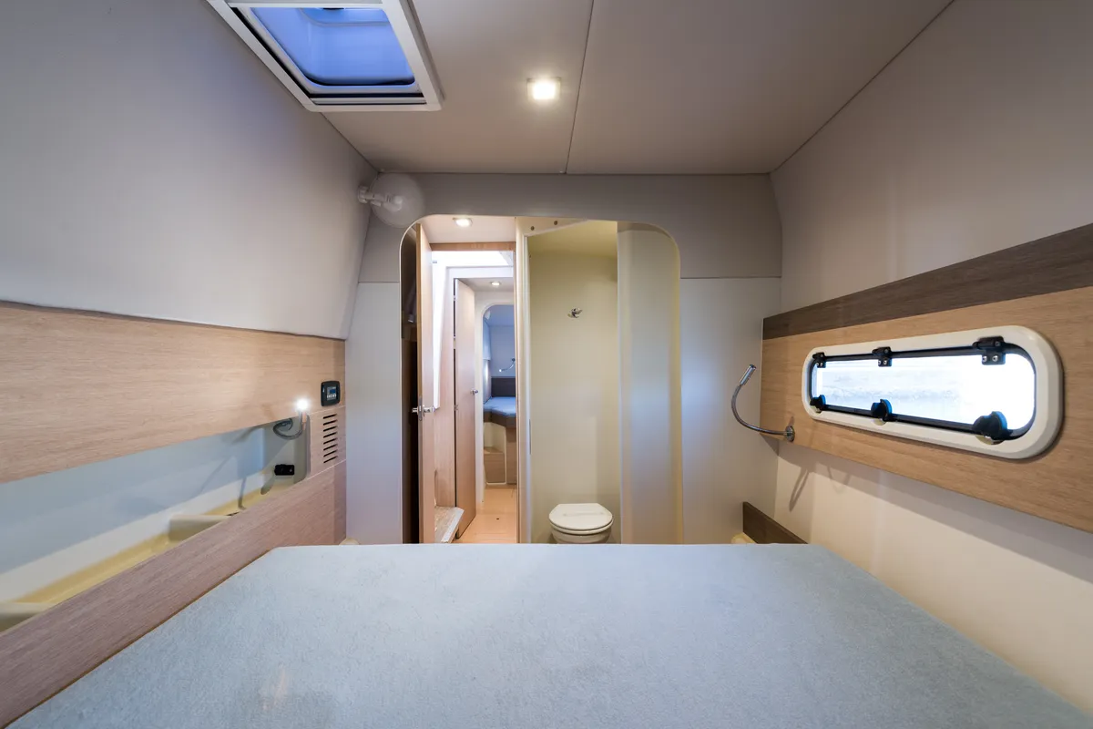 Cabin on Vallejo, a Bali 4.0 catamaran at Municipal Unit of Lefkada, Greece
