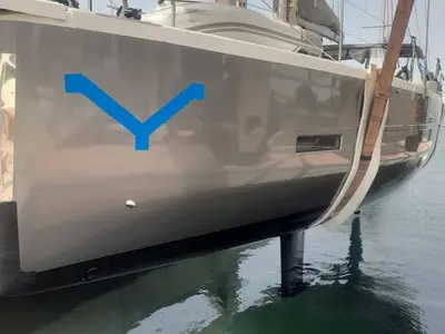 Galley of Billywig, a Dufour 430 sailboat at Olbia, Italy
