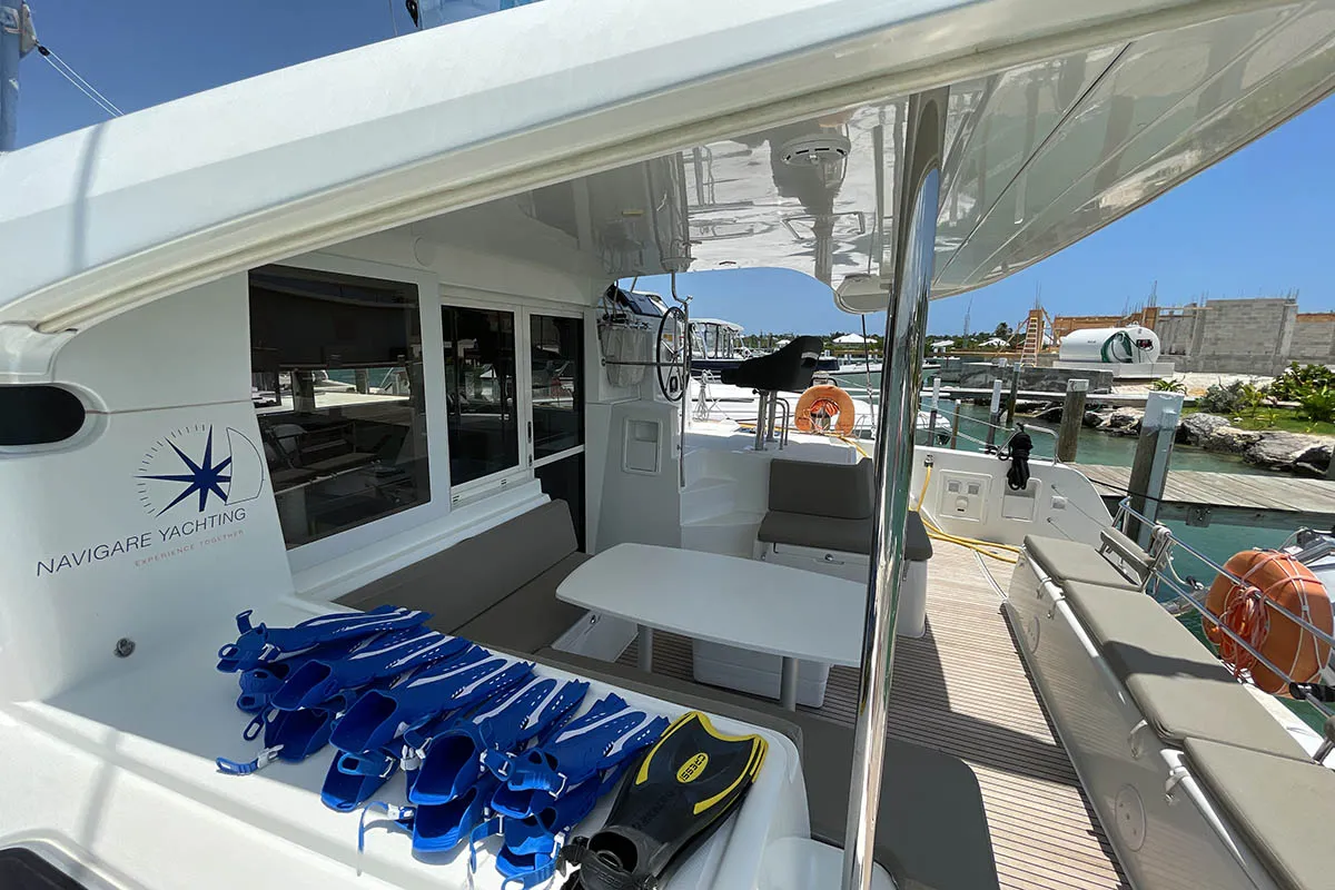 Miss Divine, a Lagoon 40 catamaran at Road Town, British Virgin Islands