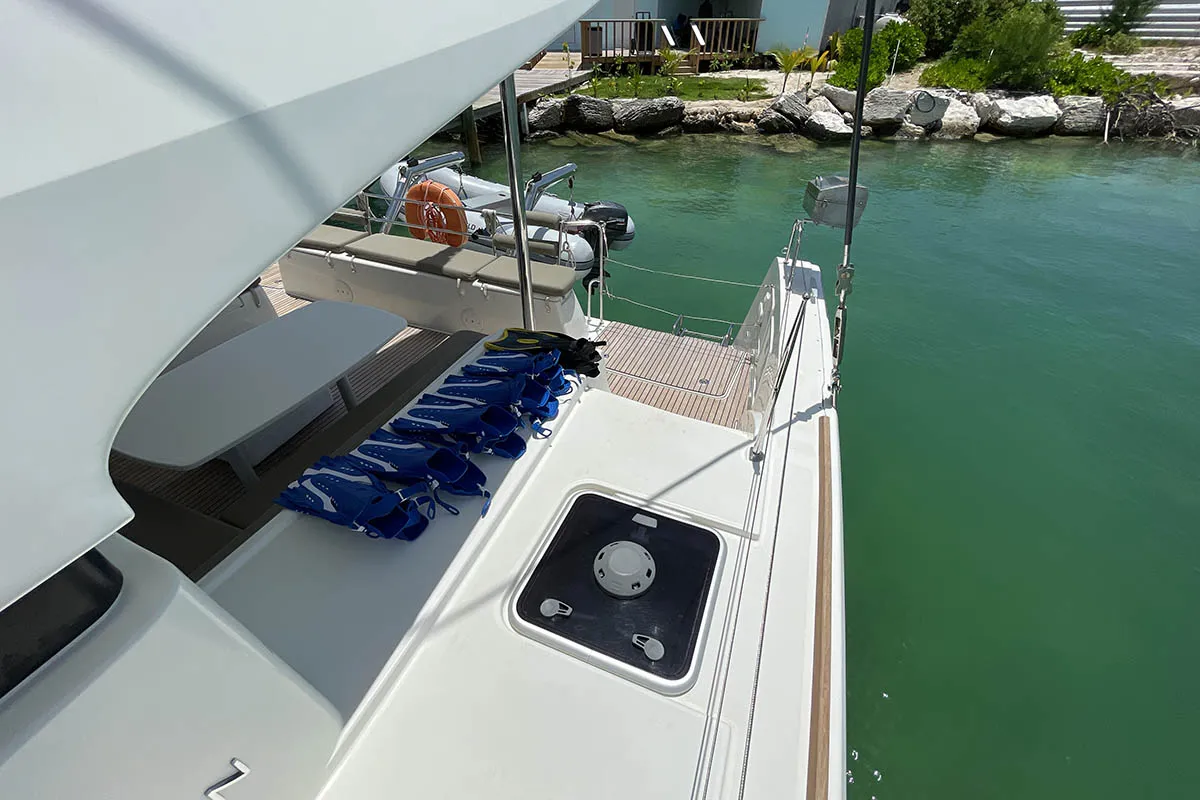 Miss Divine, a Lagoon 40 catamaran at Road Town, British Virgin Islands